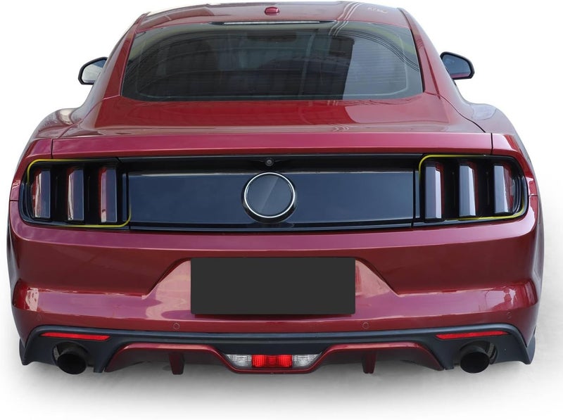 JeCar for Mustang Tail Light Covers Trim Accessories Fit for Ford Mustang 2015 2016 2017(Smoked Black) - Image 4